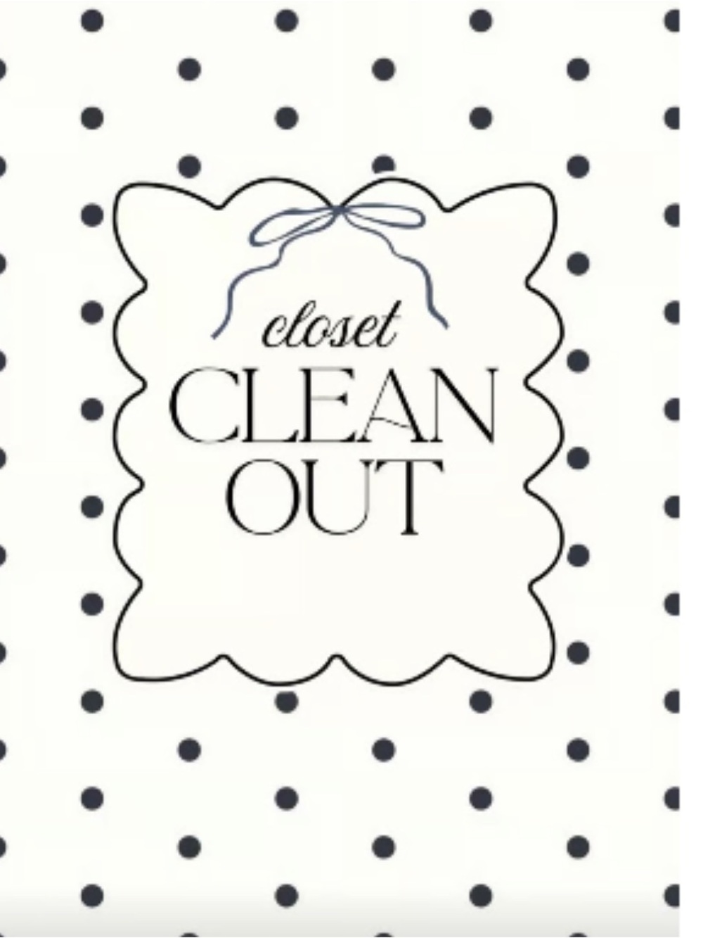CLEAN OUT SALE
Everything must go
Please share 🥰